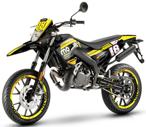 Kit déco 50cc Gilera SMT 2018-2025 Mooney Racing | autocollants moto | personnalisation 50cc | armysctv
