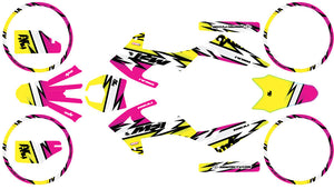 Kit déco Rieju MRT 50cc 2022-2025 Army Victory | autocollants moto | personnalisation 50cc | armysctv