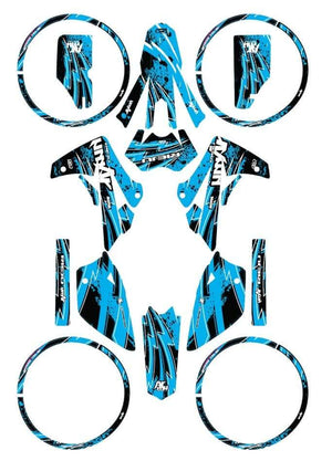 Kit déco Rieju MRT 50cc Army Velocity | autocollants moto | personnalisation 50cc | armysctv