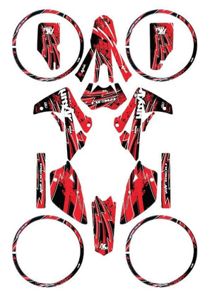 Kit déco Rieju MRT 50cc Army Velocity | autocollants moto | personnalisation 50cc | armysctv