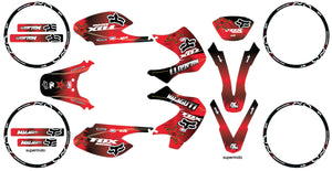 Kit déco 50cc Malaguti XSM 2002-2011 Army Fox | autocollants moto | personnalisation 50cc | armysctv