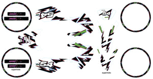 Kit déco 50cc Malaguti XSM 2002-2011 Kromatik | autocollants moto | personnalisation 50cc | armysctv