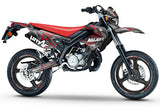 Kit déco 50cc Malaguti XSM 2002-2011 Redrum | autocollants moto | personnalisation 50cc | armysctv