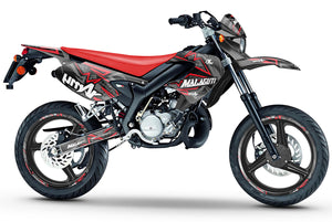 Kit déco 50cc Malaguti XSM 2002-2011 Redrum | autocollants moto | personnalisation 50cc | armysctv
