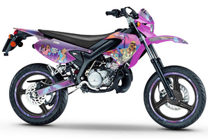 Kit déco 50cc Malaguti XSM 2002-2011 Vice City | autocollants moto | personnalisation 50cc | armysctv