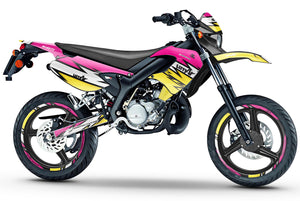 Kit déco 50cc Malaguti XSM 2002-2011 Army Victory | autocollants moto | personnalisation 50cc | armysctv