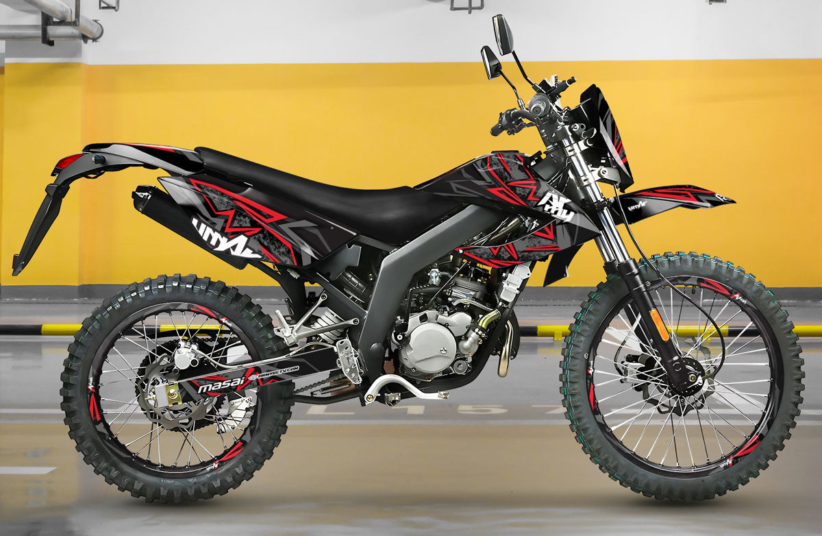 Graphic decals 50cc Masai Rider 2012-2023 Redrum – armysctv