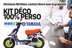 kit déco 100% perso Booster RX BCD / Yamaha BW'S RX BCD | autocollants moto | personnalisation 50cc | armysctv