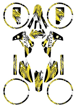 Kit déco Rieju MRT Army Runz | autocollants moto | personnalisation 50cc | armysctv