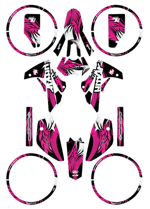 Kit déco Rieju MRT Army Runz | autocollants moto | personnalisation 50cc | armysctv