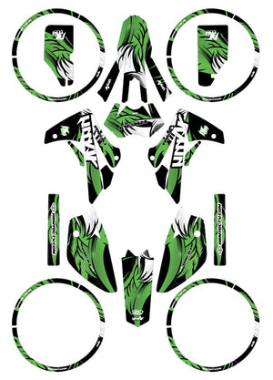 Kit déco Rieju MRT Army Runz | autocollants moto | personnalisation 50cc | armysctv