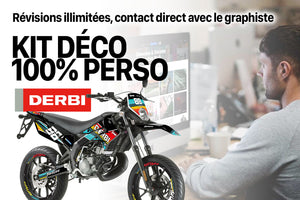Kit déco 100% perso Derbi Senda xtreme 50cc 2011-2017 | autocollants moto | personnalisation 50cc | armysctv