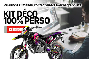 Kit déco Derbi Senda xtreme 2018-2025 | 100% perso | autocollants moto | personnalisation 50cc | armysctv