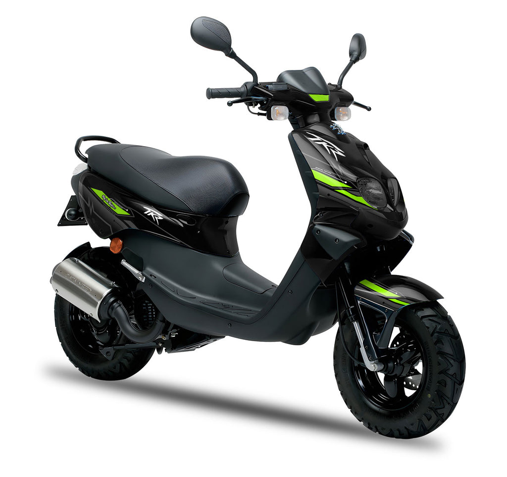 Kit déco 50cc Peugeot TKR / Trekker 2006-2014 Green touch | autocollants moto | personnalisation 50cc | armysctv