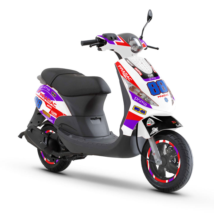 Graphic decals Piaggio Zip 50cc Pramac (2000-2025) Modern and