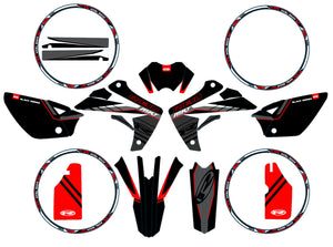 Kit déco Rieju MRT 50cc 2009-2021 Black Series | autocollants moto | personnalisation 50cc | armysctv