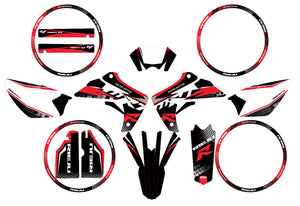 Kit déco Rieju MRT 50cc 2009-2021 Trophy Edition | autocollants moto | personnalisation 50cc | armysctv