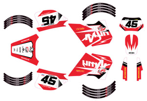 Kit déco 50cc Rieju RR 1996-2004 Army Legacy | autocollants moto | personnalisation 50cc | armysctv