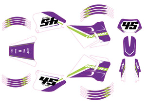 Kit déco 50cc Rieju RR 1996-2004 Missile | autocollants moto | personnalisation 50cc | armysctv