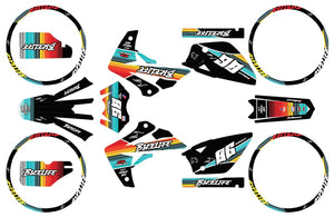 Kit déco Rieju MRT 50cc 2009-2021 Army Bikelife | autocollants moto | personnalisation 50cc | armysctv