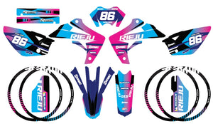 Kit déco 50cc Rieju MRT 2009-2021 Army Blast | autocollants moto | personnalisation 50cc | armysctv