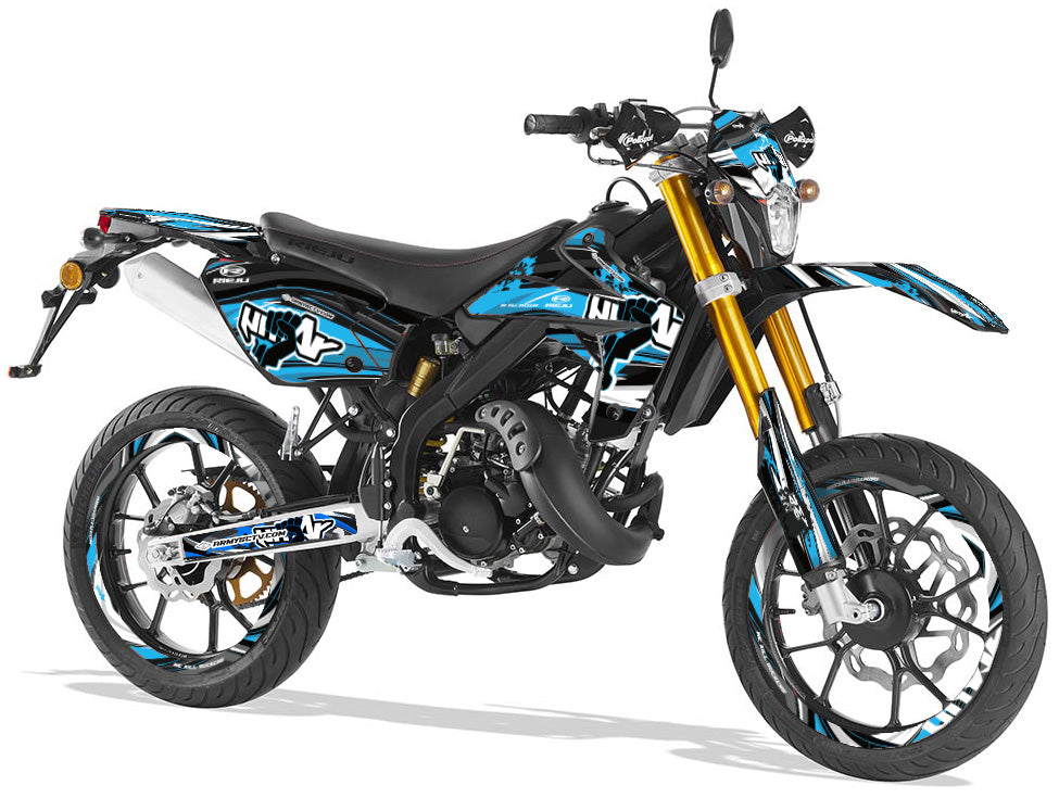 Rieju MRT Army Freedom Graphics kit | motorcycle stickers | 50cc customization | armysctv