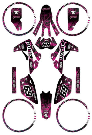 Kit déco Rieju MRT P-Star | autocollants moto | personnalisation 50cc | armysctv