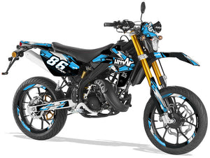 Kit déco Rieju MRT 50cc 2009-2021 Army Racing | autocollants moto | personnalisation 50cc | armysctv