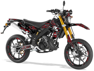 Kit déco Rieju MRT 50cc 2009-2021 Army Redrum | autocollants moto | personnalisation 50cc | armysctv