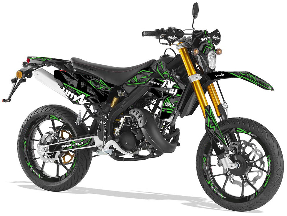 Kit déco Rieju MRT 50cc 2009-2021 Army Redrum | autocollants moto | personnalisation 50cc | armysctv