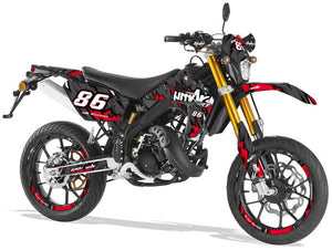 Kit déco Rieju MRT 50cc 2009-2021 Army Speeder | autocollants moto | personnalisation 50cc | armysctv