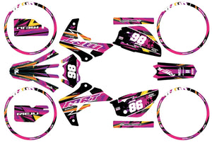 Kit déco Rieju MRT Army Split | autocollants moto | personnalisation 50cc | armysctv