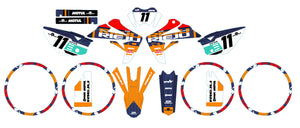 Kit déco Rieju MRT 50cc 2009-2021 Blackdawn | autocollants moto | personnalisation 50cc | armysctv