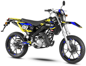 Kit déco Rieju MRT 50cc 2009-2021 Army FInder | autocollants moto | personnalisation 50cc | armysctv