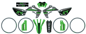 Kit déco Rieju MRT 50cc 2009-2021 Green Stuff | autocollants moto | personnalisation 50cc | armysctv