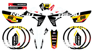 Kit déco Rieju MRT 50cc 2009-2021 Army Kainam | autocollants moto | personnalisation 50cc | armysctv