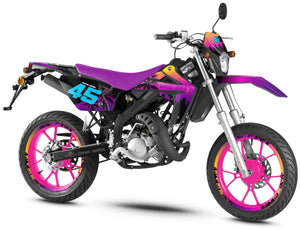 Kit déco Rieju MRT 50cc 2009-2021 Miami | autocollants moto | personnalisation 50cc | armysctv