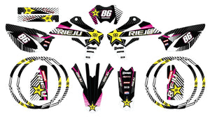 Kit déco Rieju MRT 50cc 2009-2021 Rockstar | autocollants moto | personnalisation 50cc | armysctv