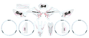 Kit déco Rieju MRT 50cc 2009-2021 Army Sakura | autocollants moto | personnalisation 50cc | armysctv