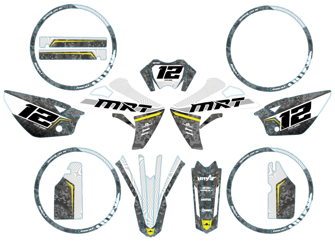 Kit déco 50cc Rieju MRT 2009-2021 Army Warfare