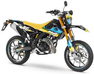 Kit déco Rieju MRT 50cc 2022-2025 Army Bikelife | autocollants moto | personnalisation 50cc | armysctv