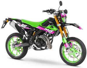 Kit déco Rieju MRT 50cc 2022-2025 Army Bikelife | autocollants moto | personnalisation 50cc | armysctv