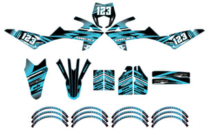 Kit déco Rieju MRT 50cc 2022-2025 Dream | autocollants moto | personnalisation 50cc | armysctv