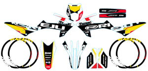 Kit déco Rieju MRT 50cc 2022-2025 Army Kainam | autocollants moto | personnalisation 50cc | armysctv