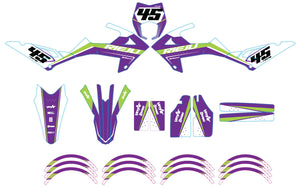 Kit pegatinas Rieju MRT 50cc 2022-2025 Misil Militar | pegatinas para moto | personalización 50cc | armysctv