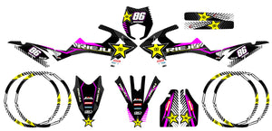 Kit déco Rieju MRT 50cc 2022-2025 Rockstar | autocollants moto | personnalisation 50cc | armysctv