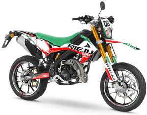 Kit déco Rieju MRT 50cc 2022-2025 Six Days Italia | autocollants moto | personnalisation 50cc | armysctv