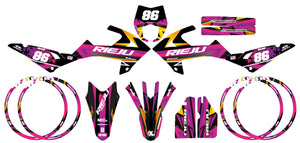 Kit déco Rieju MRT 50cc 2022-2025 Army Split | autocollants moto | personnalisation 50cc | armysctv