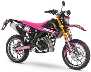 Kit déco Rieju MRT 50cc 2022-2025 Army Split | autocollants moto | personnalisation 50cc | armysctv