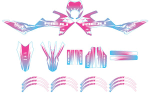 Kit déco Rieju MRT 50cc 2022-2025 Xfast | autocollants moto | personnalisation 50cc | armysctv